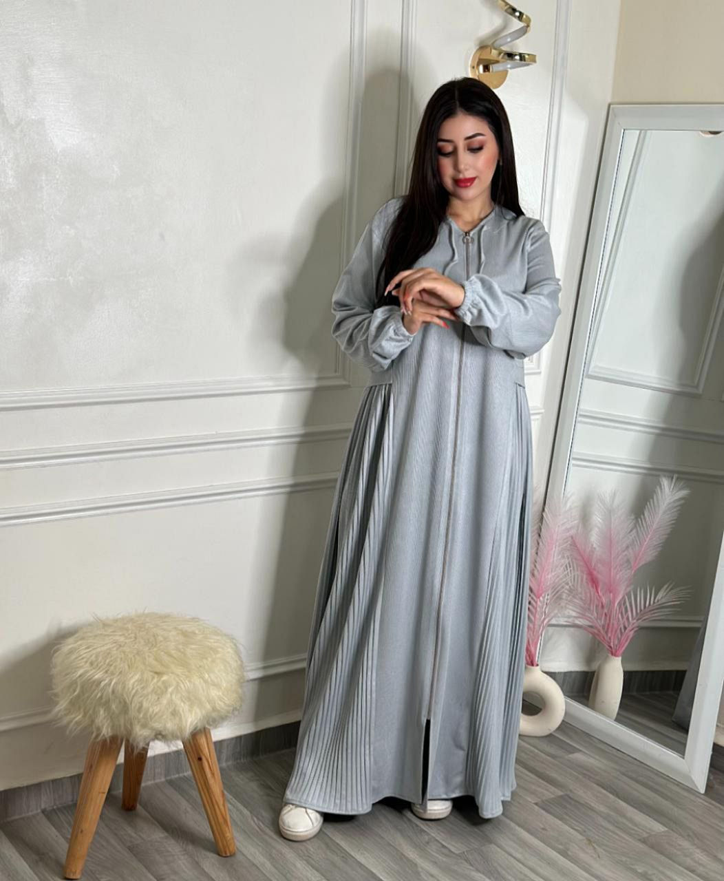 Robe plié diagonal