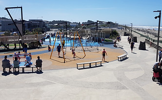 New Brighton Splash Park Concete pattern