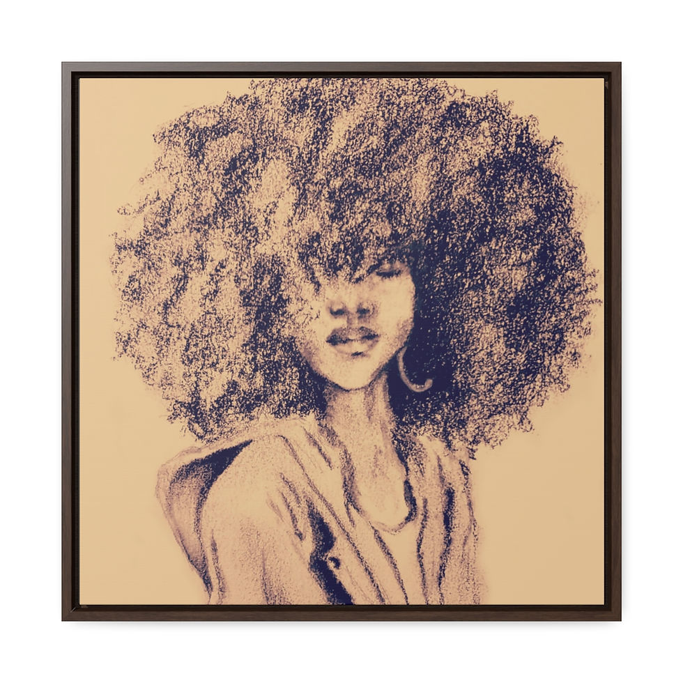 Thumbnail: Let Her Be Her Framed  Premium Canvas