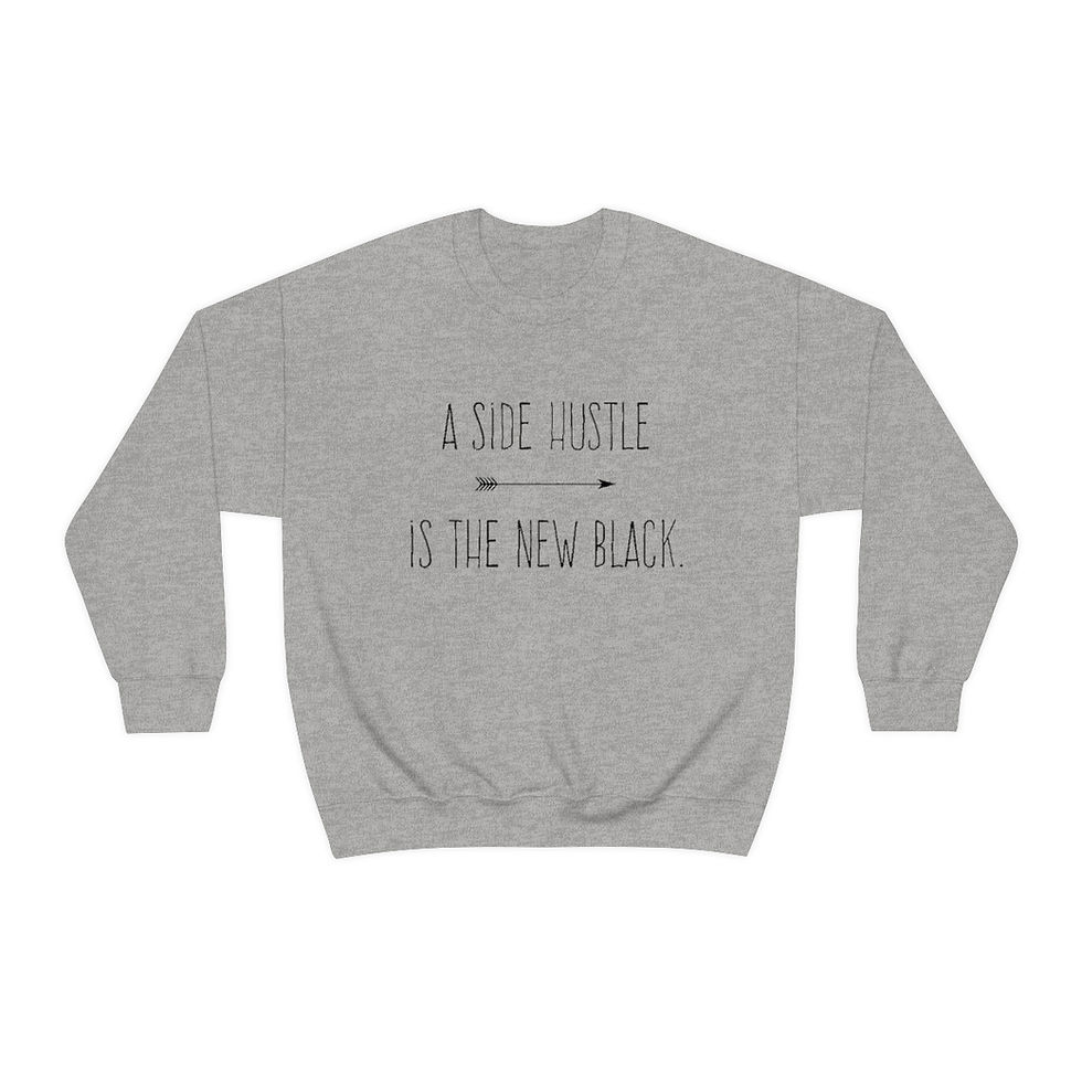 Thumbnail: Side Hustle Unisex Crewneck Sweatshirt