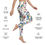 Thumbnail: Floral Building Blocks Yoga Leggings