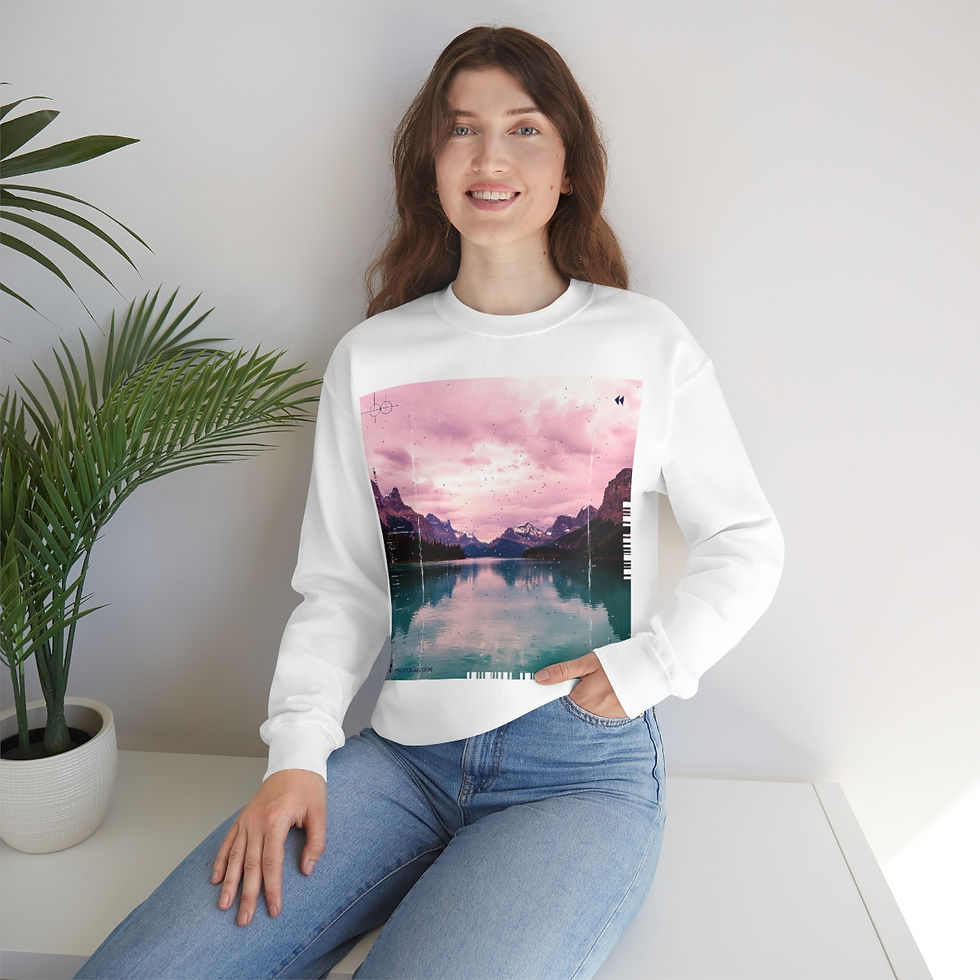Thumbnail: Leaving It All on Red Unisex CD Inspired Crewneck Sweatshirt