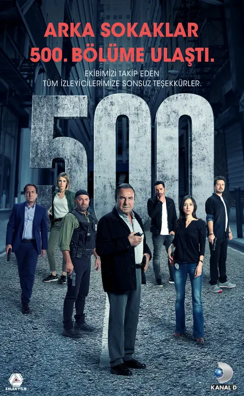 Arka Sokaklar Dizisi 500. Bölüm özel afiş çalışması