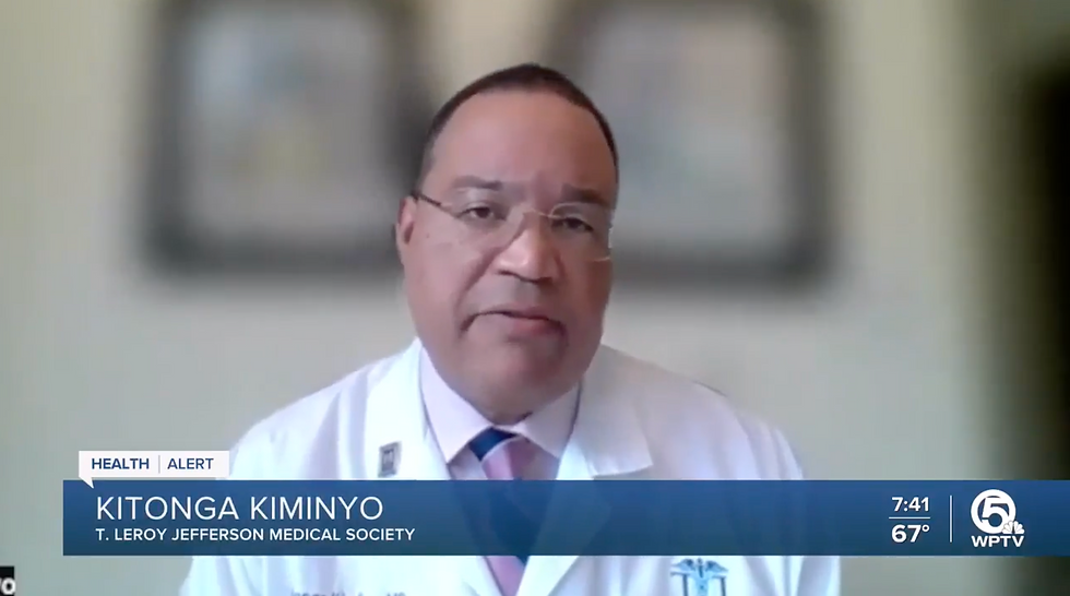 WPTV: Covid on the Rise with Dr. Kitonga Kiminyo