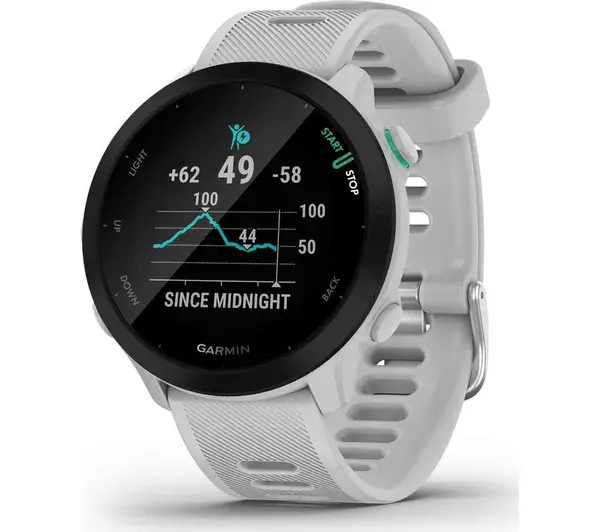 GARMIN Forerunner 55 Running Watch - Whitestone, Universal