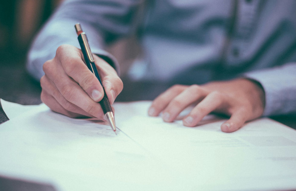 Signing Documents for Funding