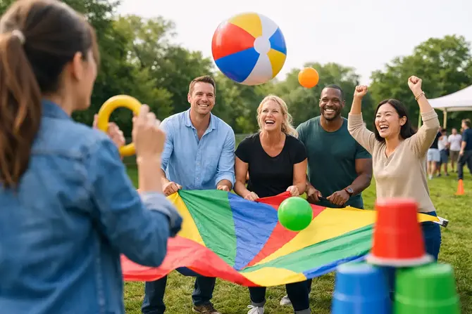 A Guide to Scalable Group Games for Events