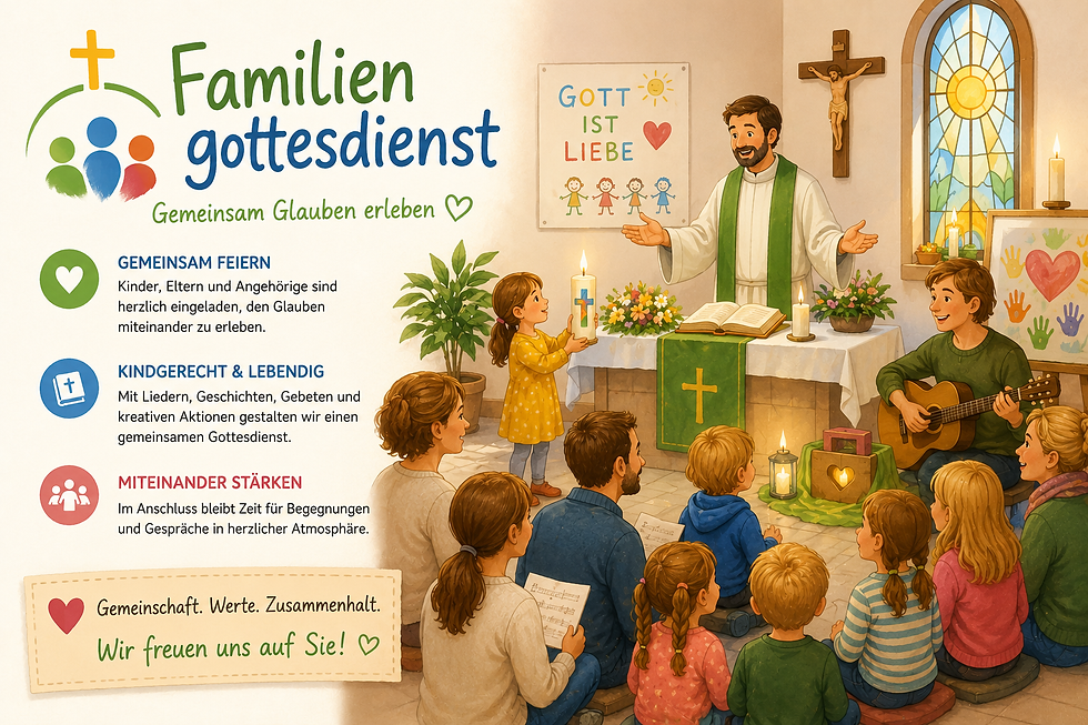 Familiengottesdienst – Gemeinsam Glauben erleben