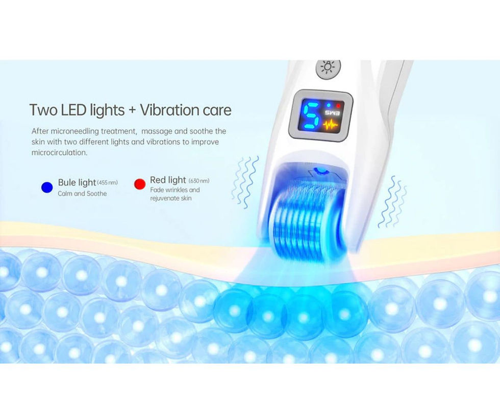 Thumbnail: DermaRoller Electrique BIO G5 avec 2 Lumières Led
