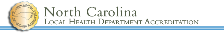 Logo of the organization that accredits local health departments in North Carolina