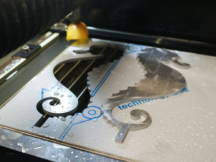 Waterjet cutting