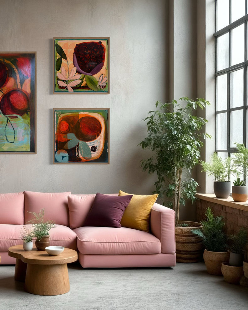 Sunday Rose - original painting by Amanda Ketterer