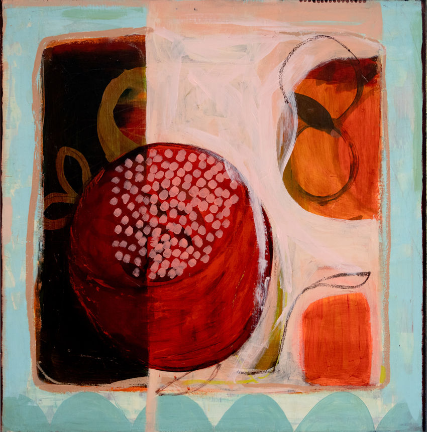 Between darkness and dawn - original painting by Amanda Ketterer