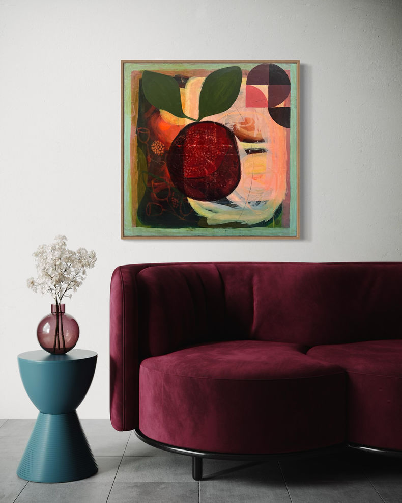 The colour of memory - original painting by Amanda Ketterer