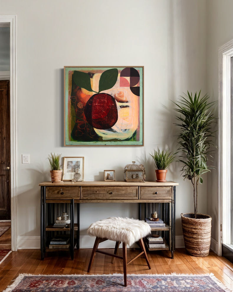 The colour of memory - original painting by Amanda Ketterer