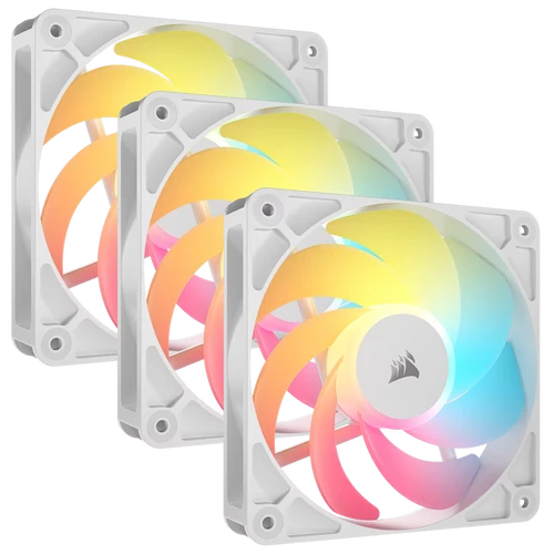 Corsair RS120-R ARGB White 3-pack | TechSurged Technologies