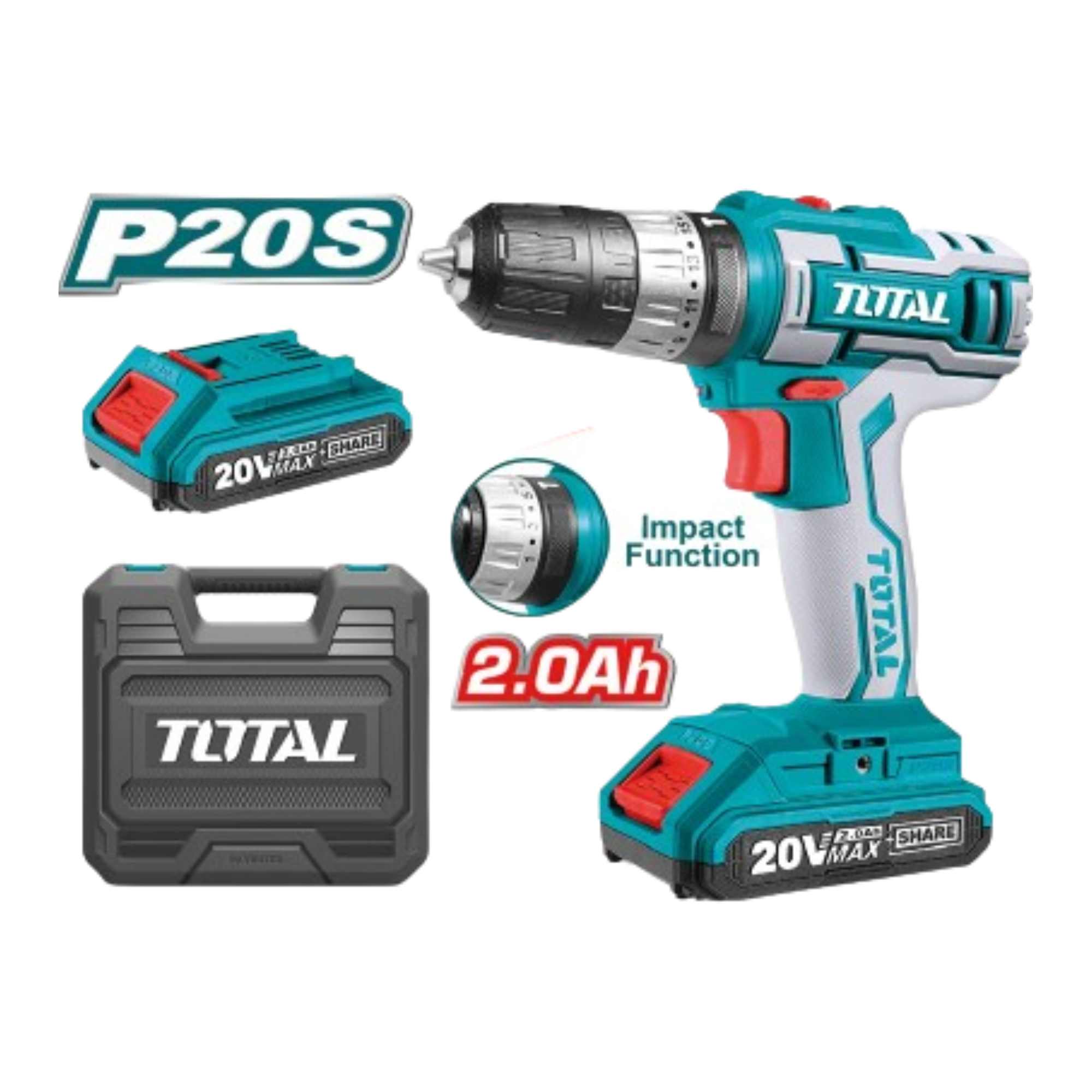 Trapano Avvitatore 20V Con Percussione Super Select