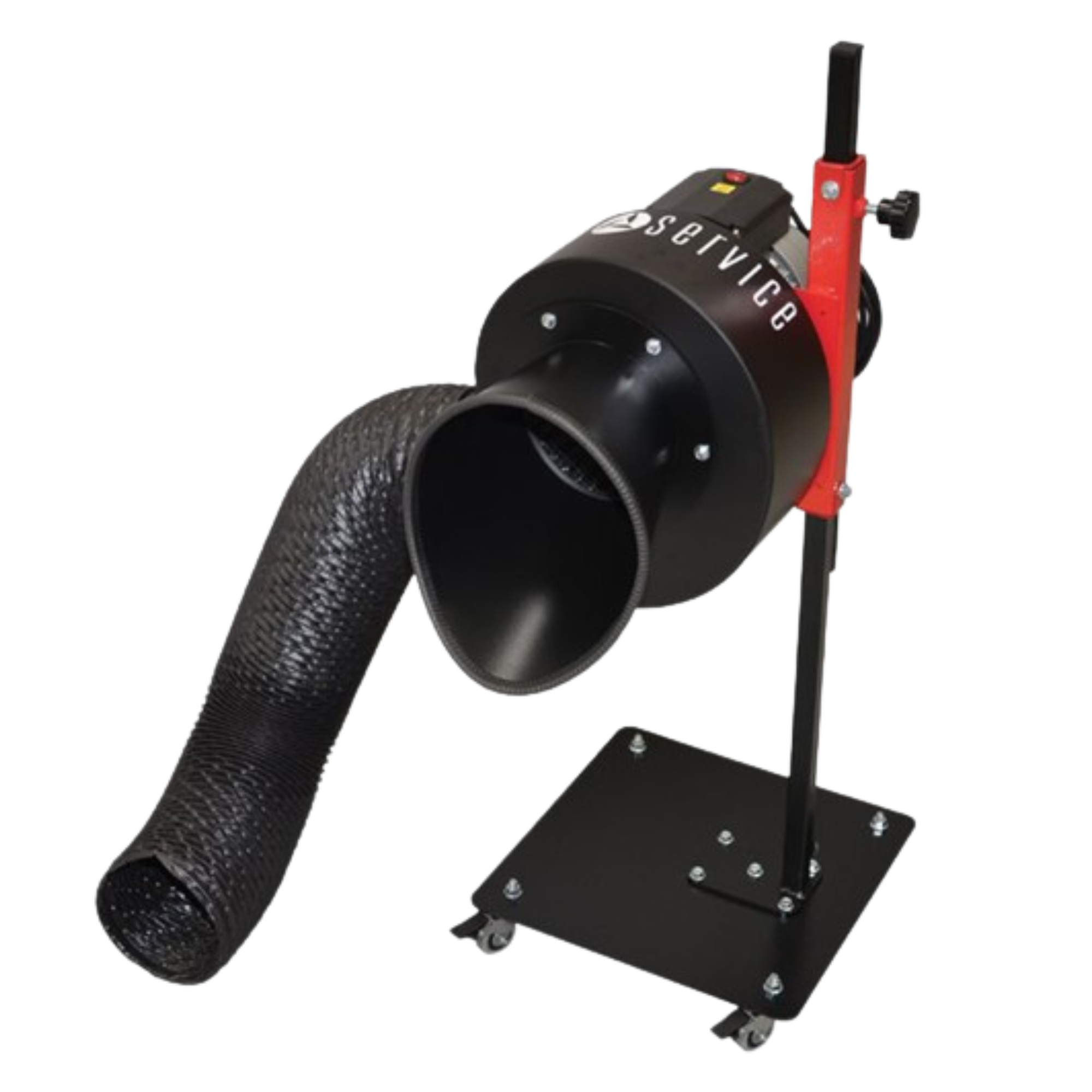 ELEMAX Arrotolatore Manuale per Gas di Scarico con Ventilatore Incorporato