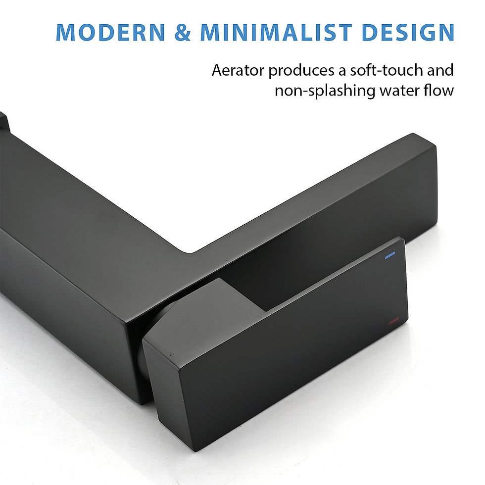 Thumbnail: Tranquil Bathroom Faucet Collection - Matte Black