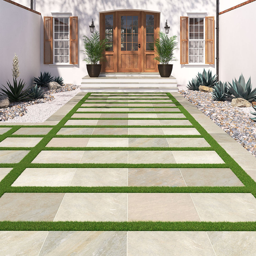 Thumbnail: Golden White - pavers, copings