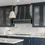 Thumbnail: American Shaker Navy Blue Kitchen Cabinets