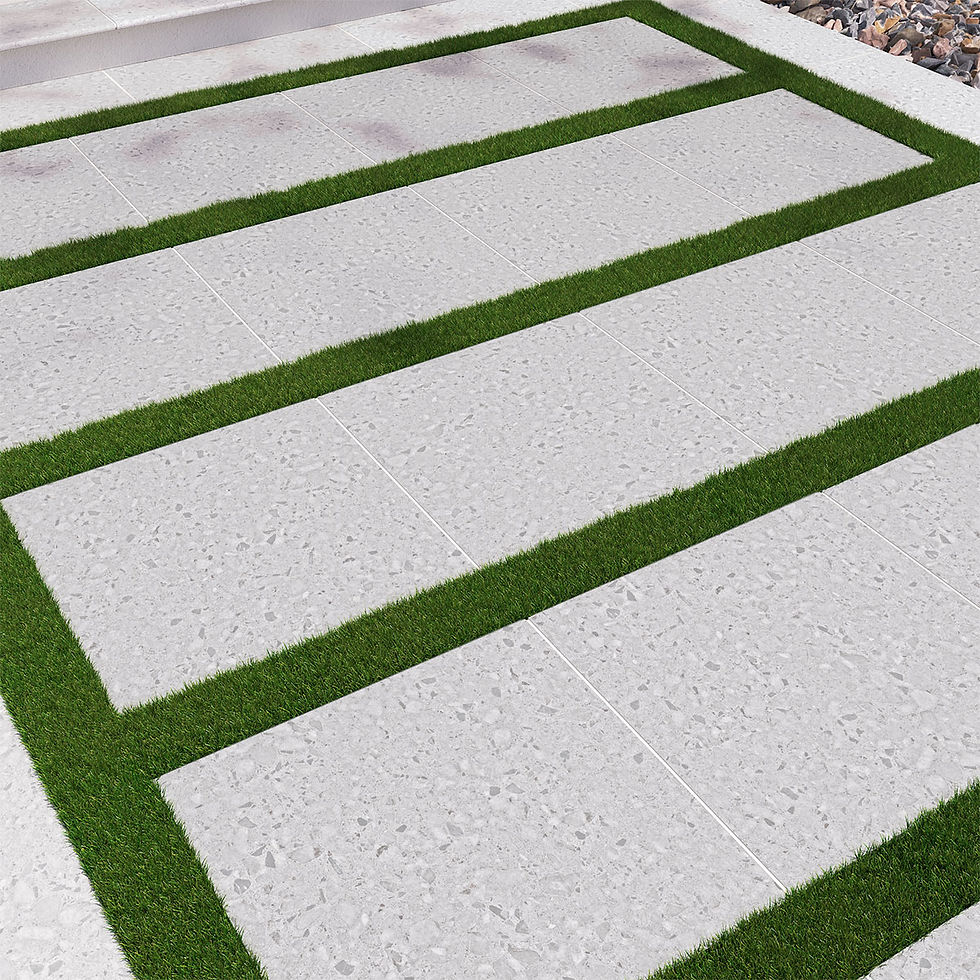 Thumbnail: Terrazo Glacier - pavers, copings