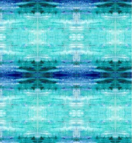 Fabric design - Turquoise Ice