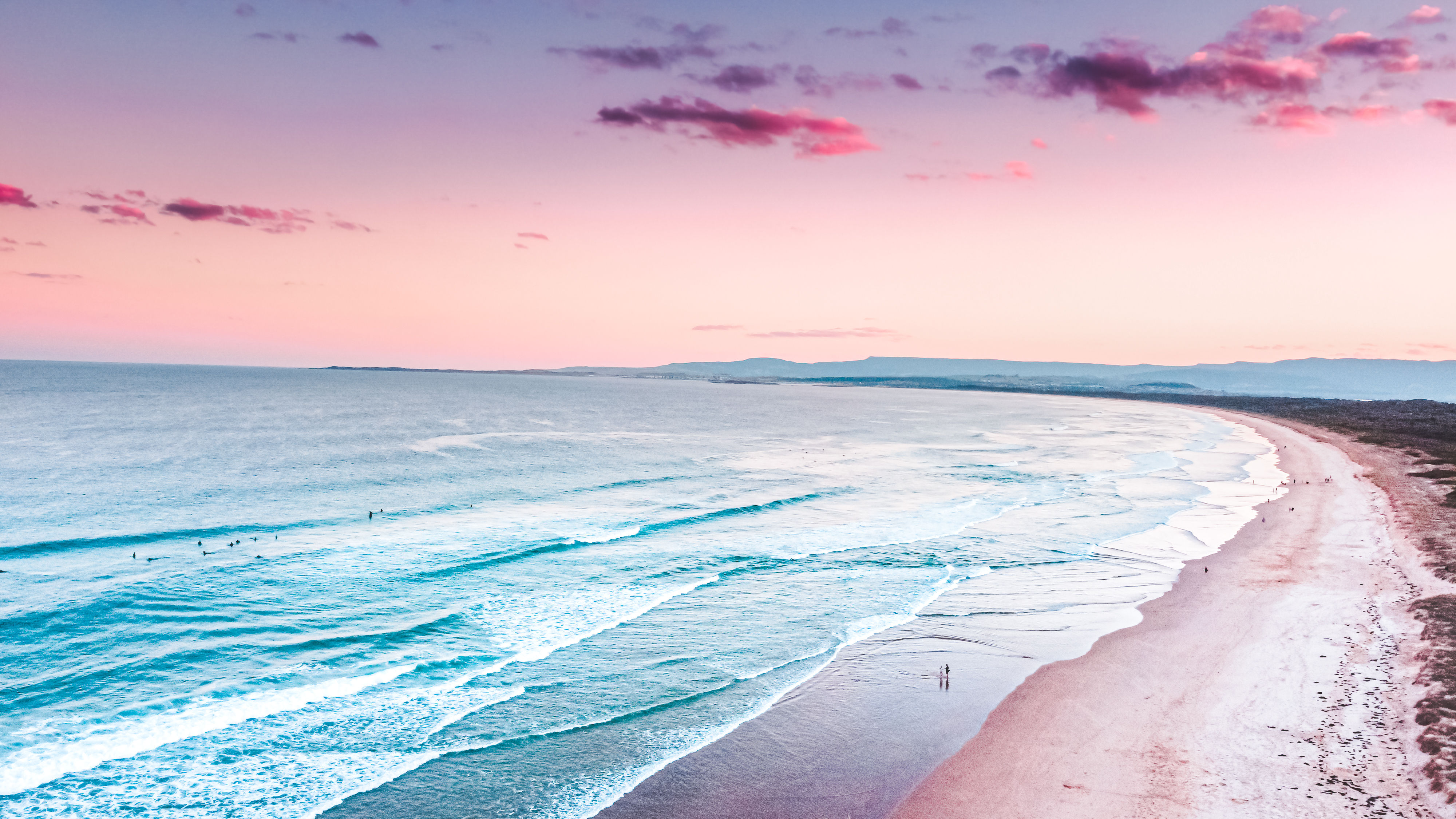 Port Beach Springtime-- 30 X 60 cm FRAMED PRINT