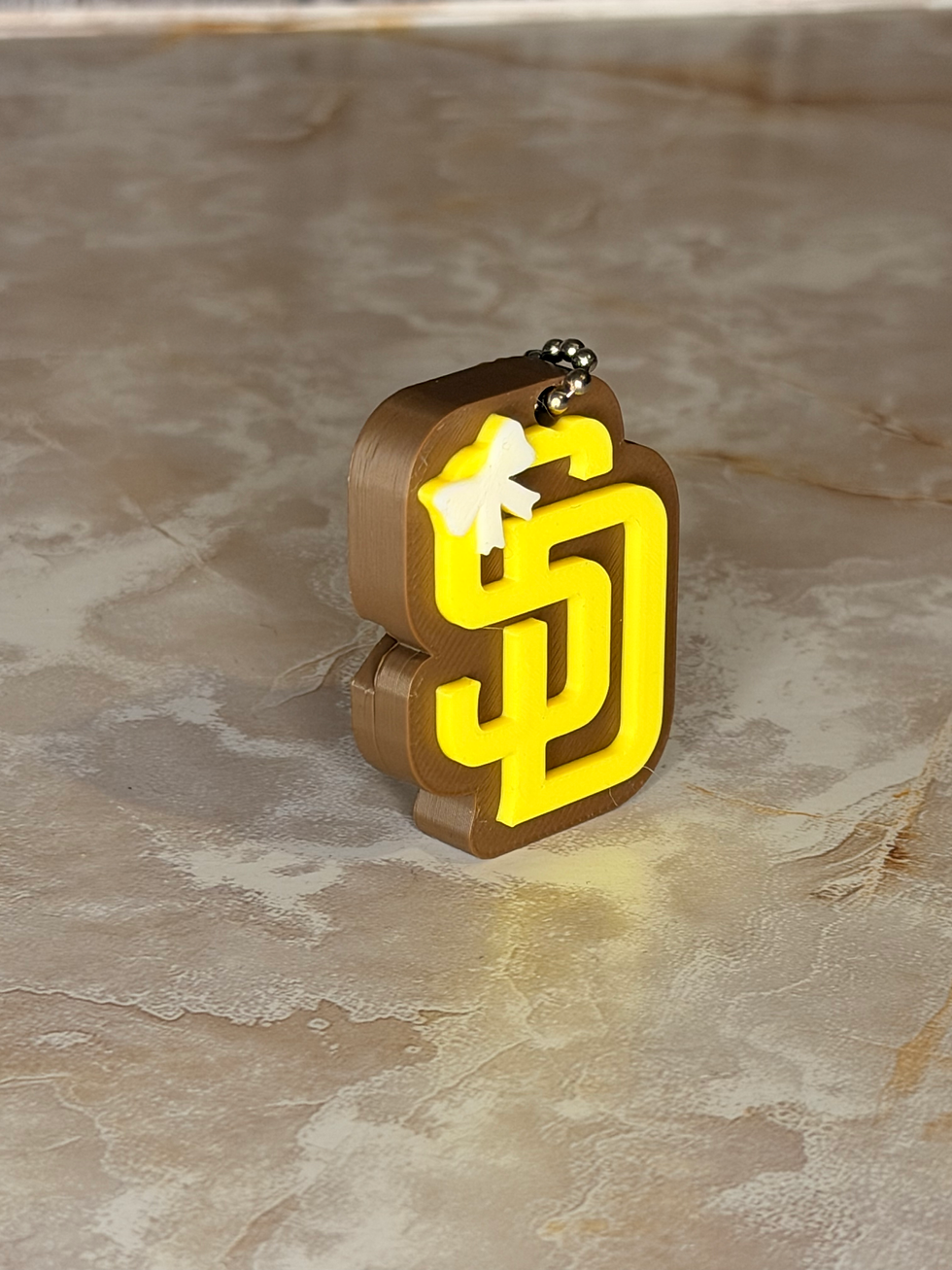 Thumbnail: Can opener keychain - San Diego Padres