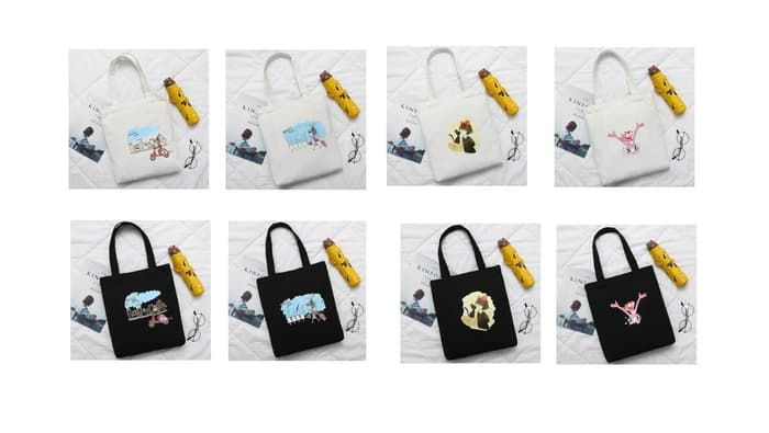 Thumbnail: TC02 Canvas Tote Cartoon / Tas Selempang