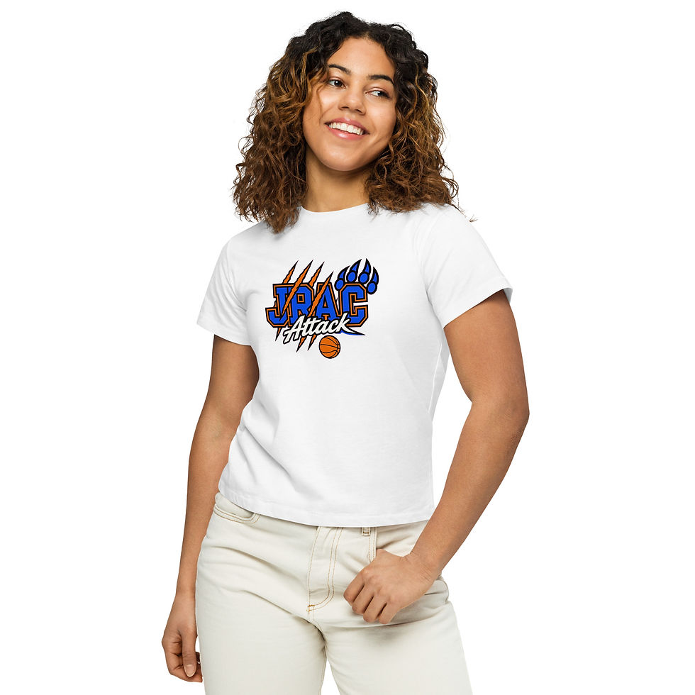 Thumbnail: Women’s High-Waisted T-Shirt - JRAC Attack