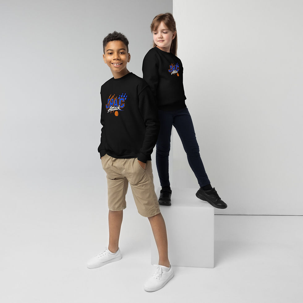 Thumbnail: Youth crewneck sweatshirt - JRAC Attack