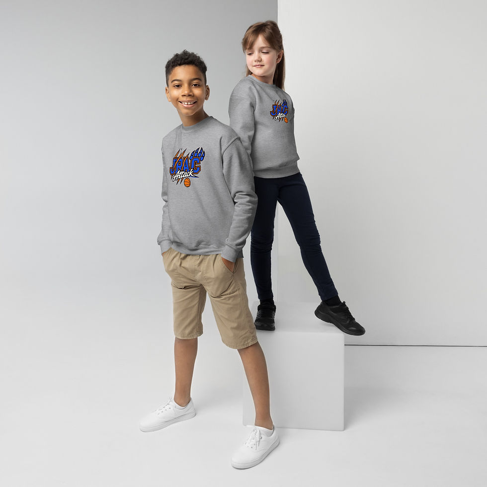 Thumbnail: Youth crewneck sweatshirt - JRAC Attack