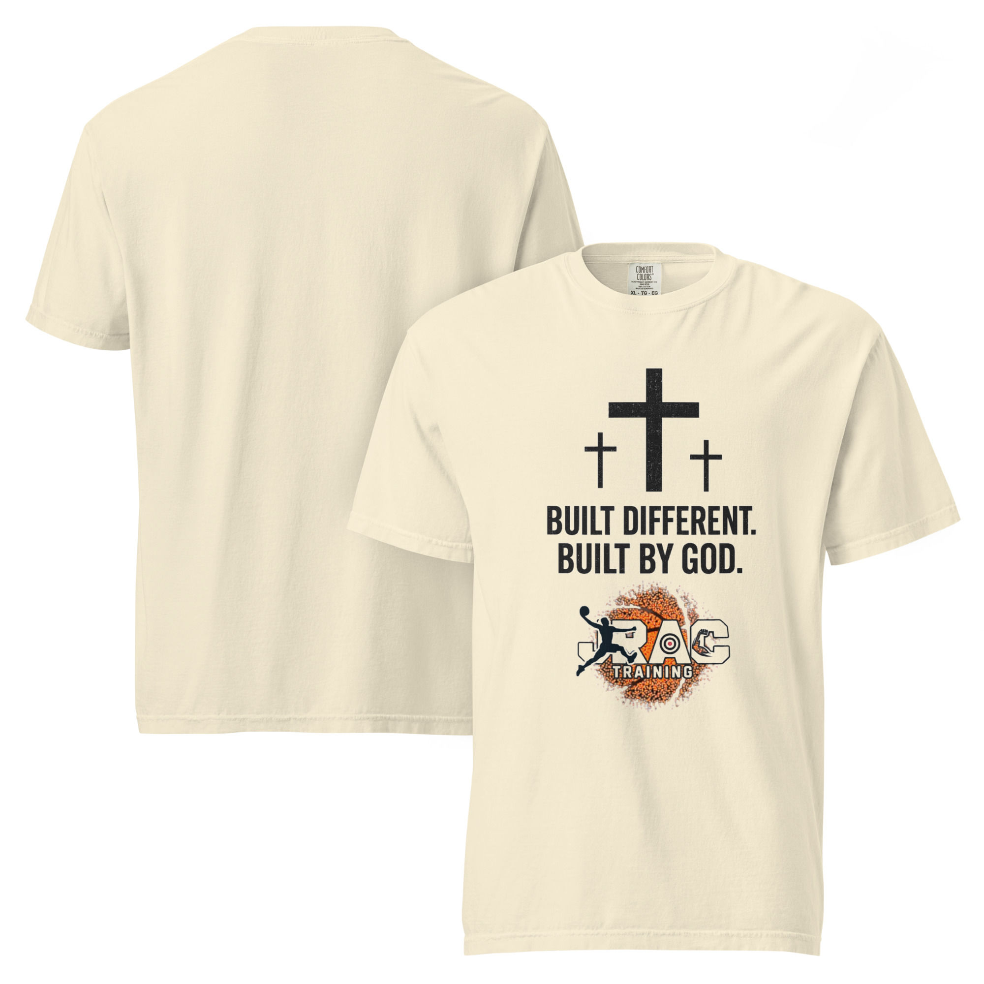 "Built Different, Built By God" JRAC Training Shirt