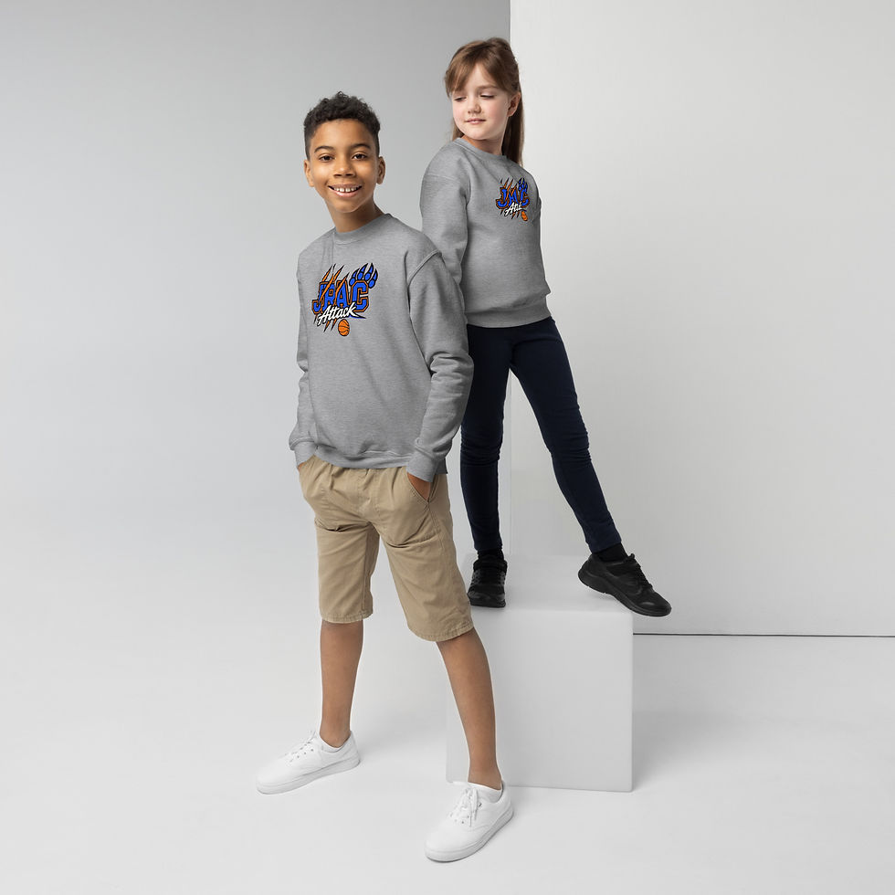 Thumbnail: Youth crewneck sweatshirt - JRAC Attack