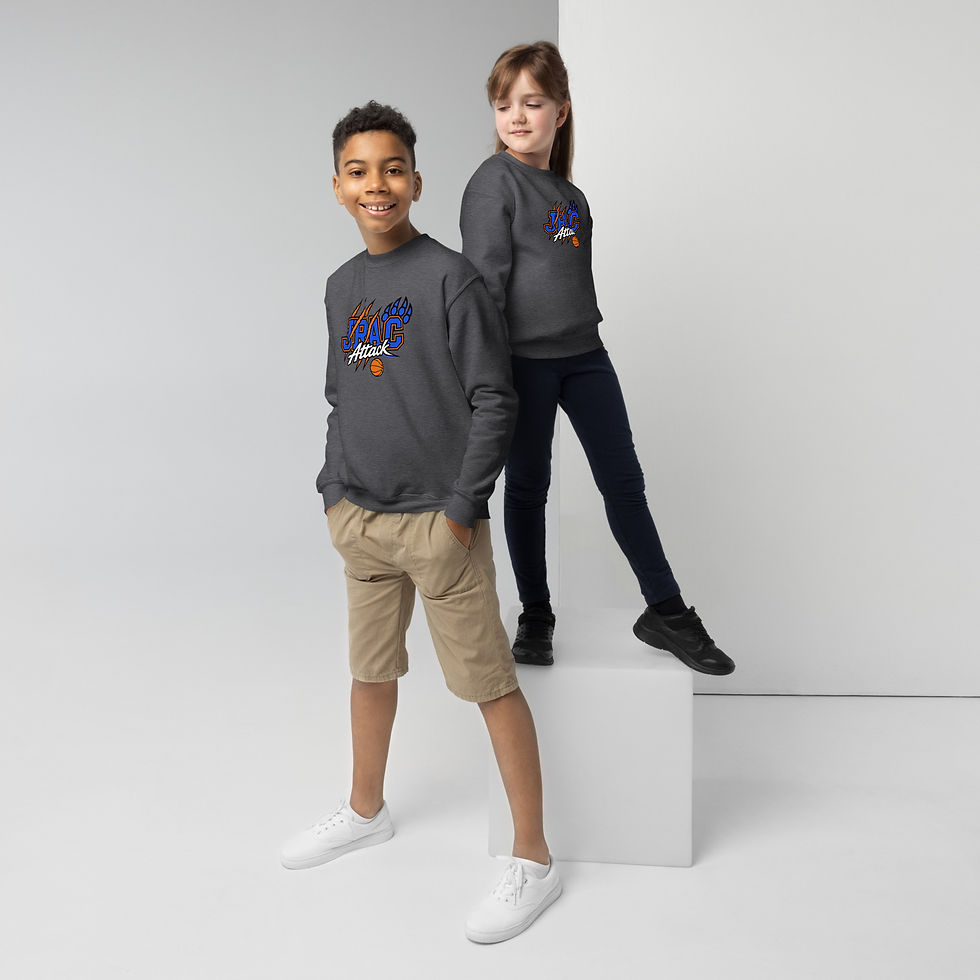 Thumbnail: Youth crewneck sweatshirt - JRAC Attack