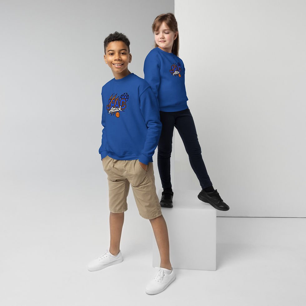 Thumbnail: Youth crewneck sweatshirt - JRAC Attack