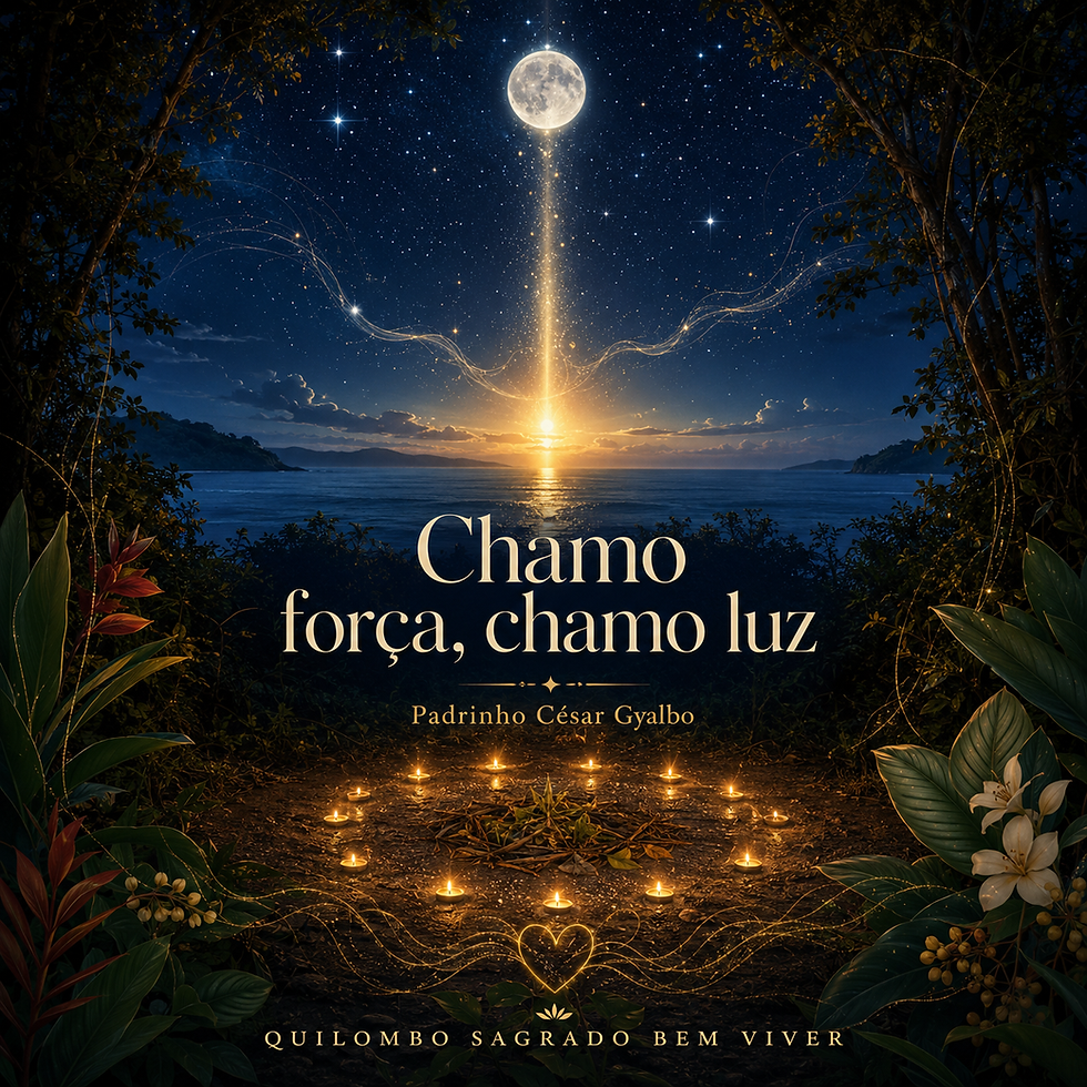 música de rezo chamo força, chamo luz
