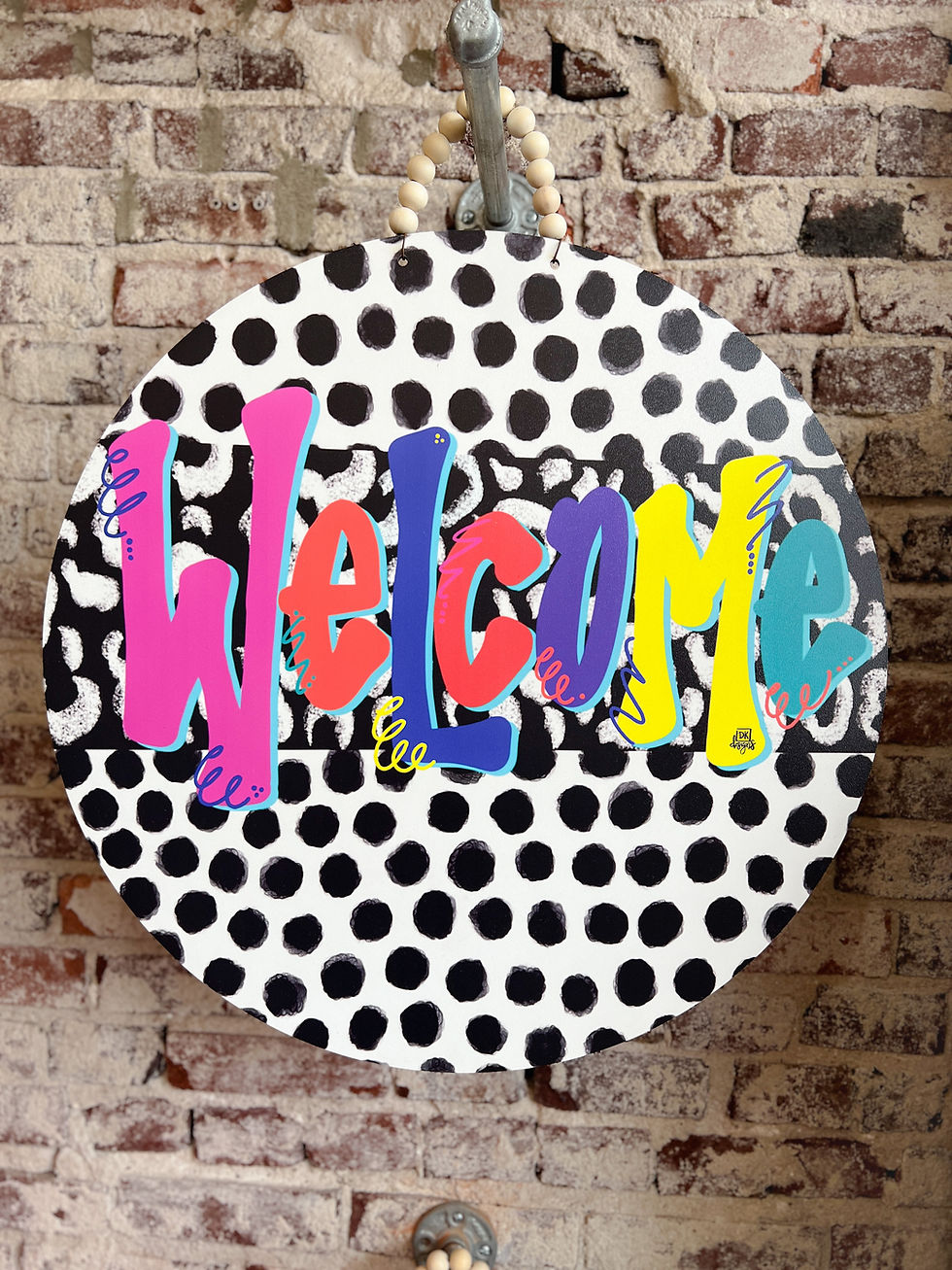 Bold Prints Door Hanger