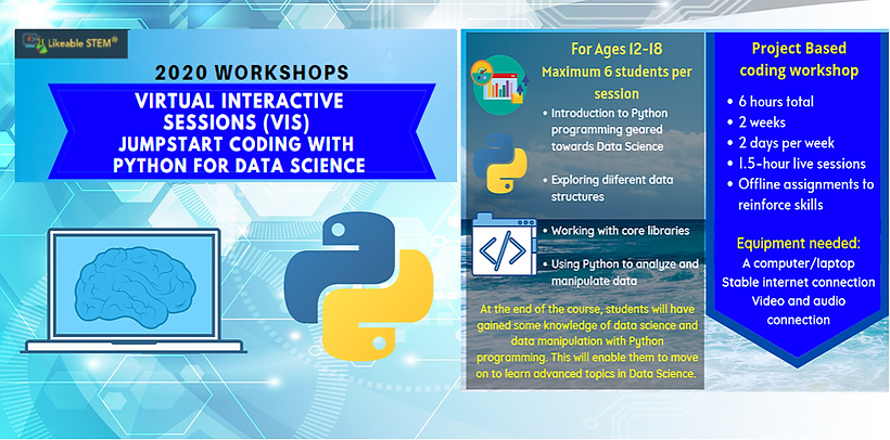 VIS Python Data Science Website Horizont