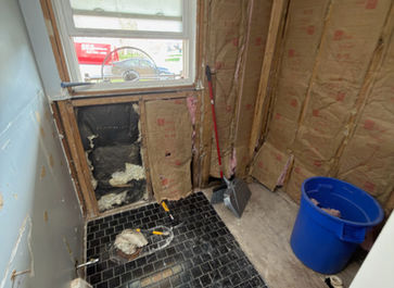 Bathroom Demo and disposal service completed by Wreck'N Crew in Atlantic County, New Jersey.