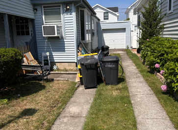 Residential property cleanout service performed by Wreck'N Crew in Margate, NJ.