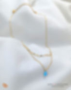 Thumbnail: Double chain pendant necklace