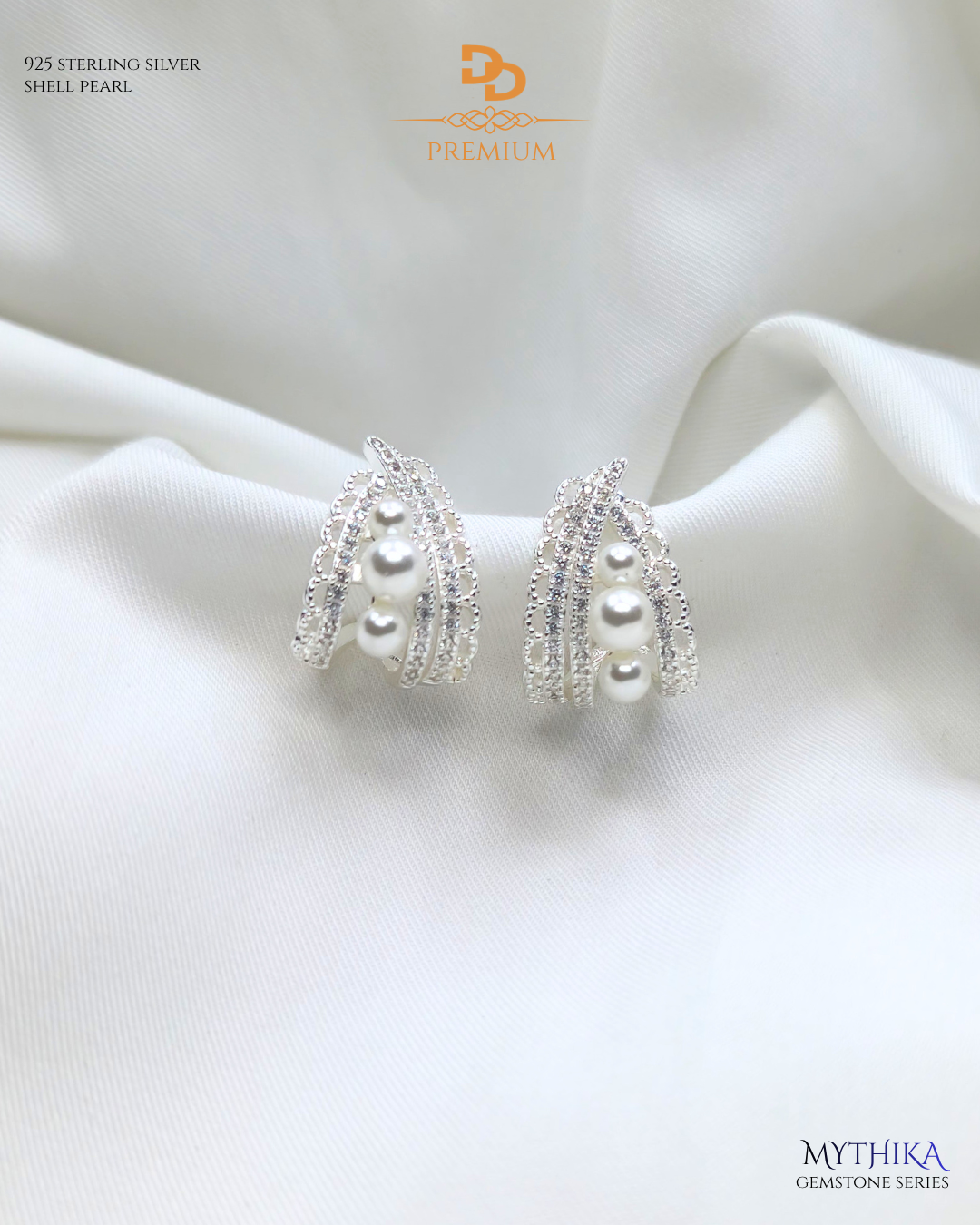 Shoshana pearl stud earrings