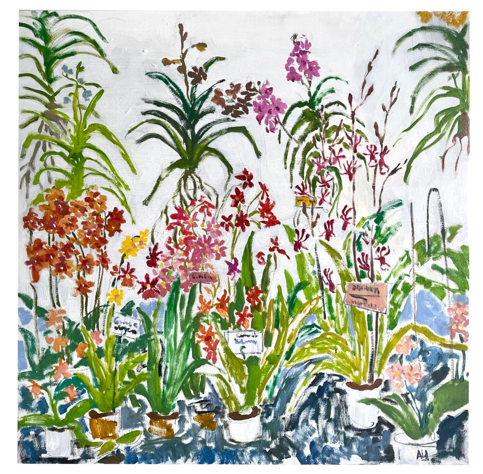 ”15h Dimanche” Oil on canvas, 80cm*80cm, 2025