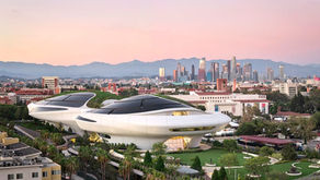 Lucas Museum of Narrative Art in Exposition Park before its September 2026 opening