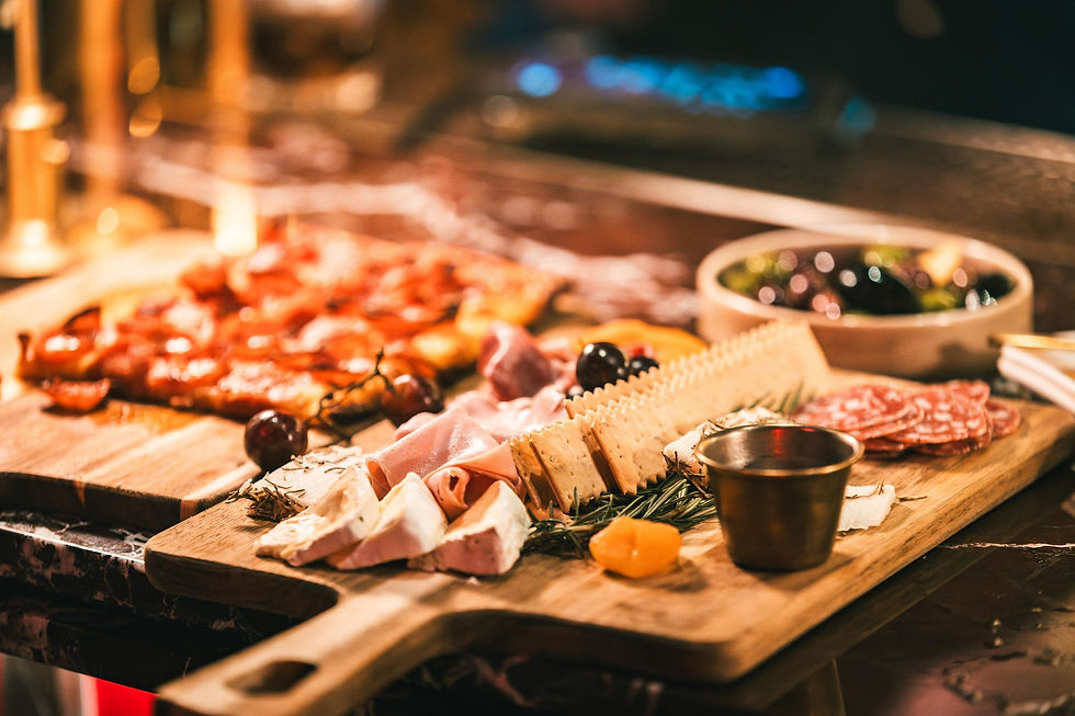 Charcuterie and cheese board served at Mic Drop Karaoke in West Hollywood