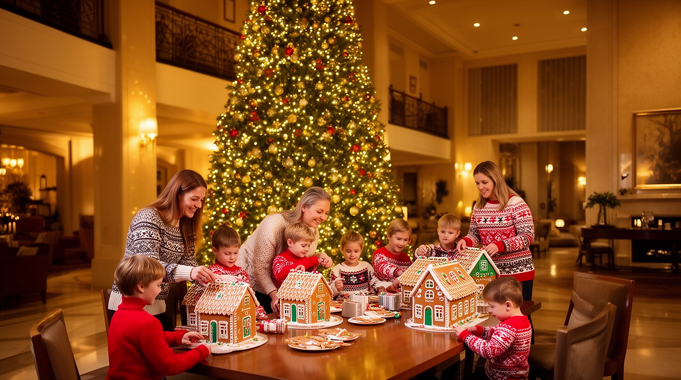 Holiday Magic: Photos with Santa & Gingerbread House Making
