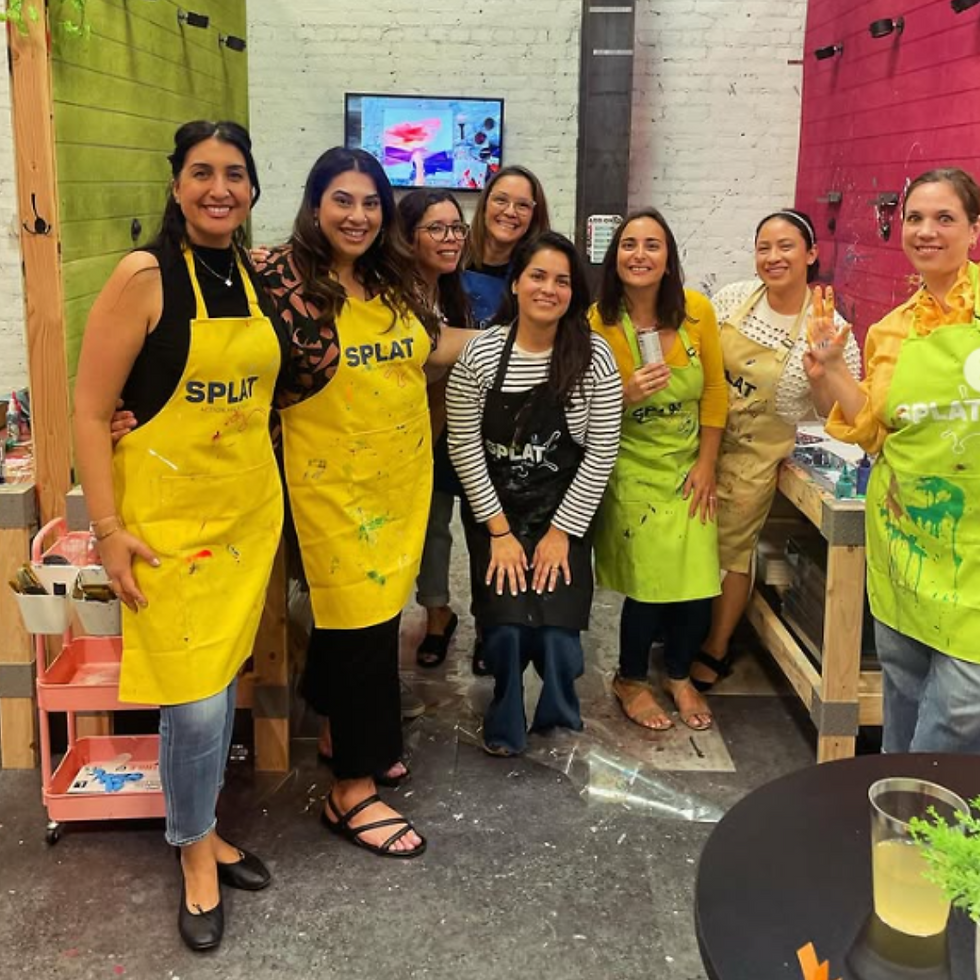 90's Mom's Night Out: Paint, Sip & Groove