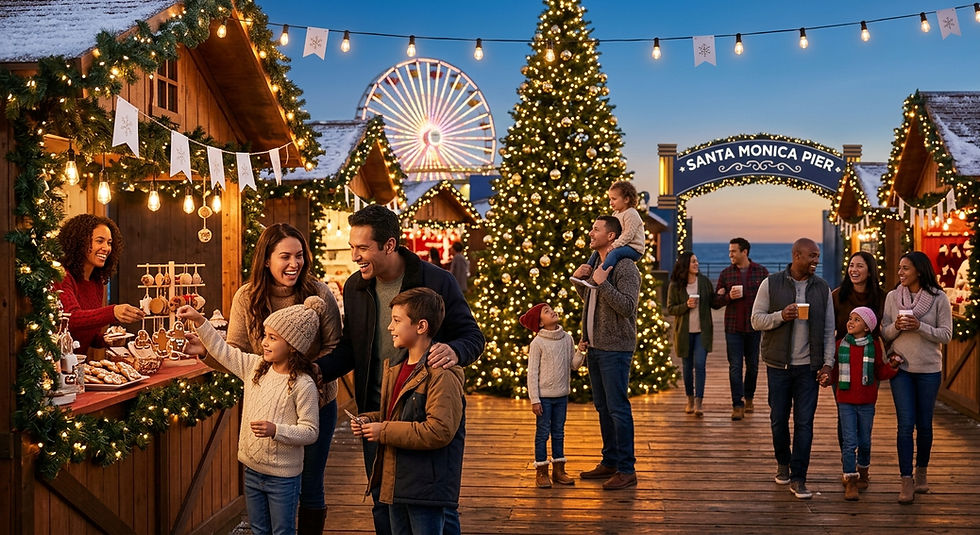 A Swiss Christmas Market is Landing on the Santa Monica Pier this Winter! 🎄